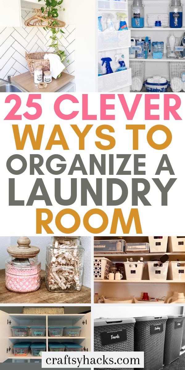 25 Simple Laundry Room Storage Ideas - Craftsy Hacks