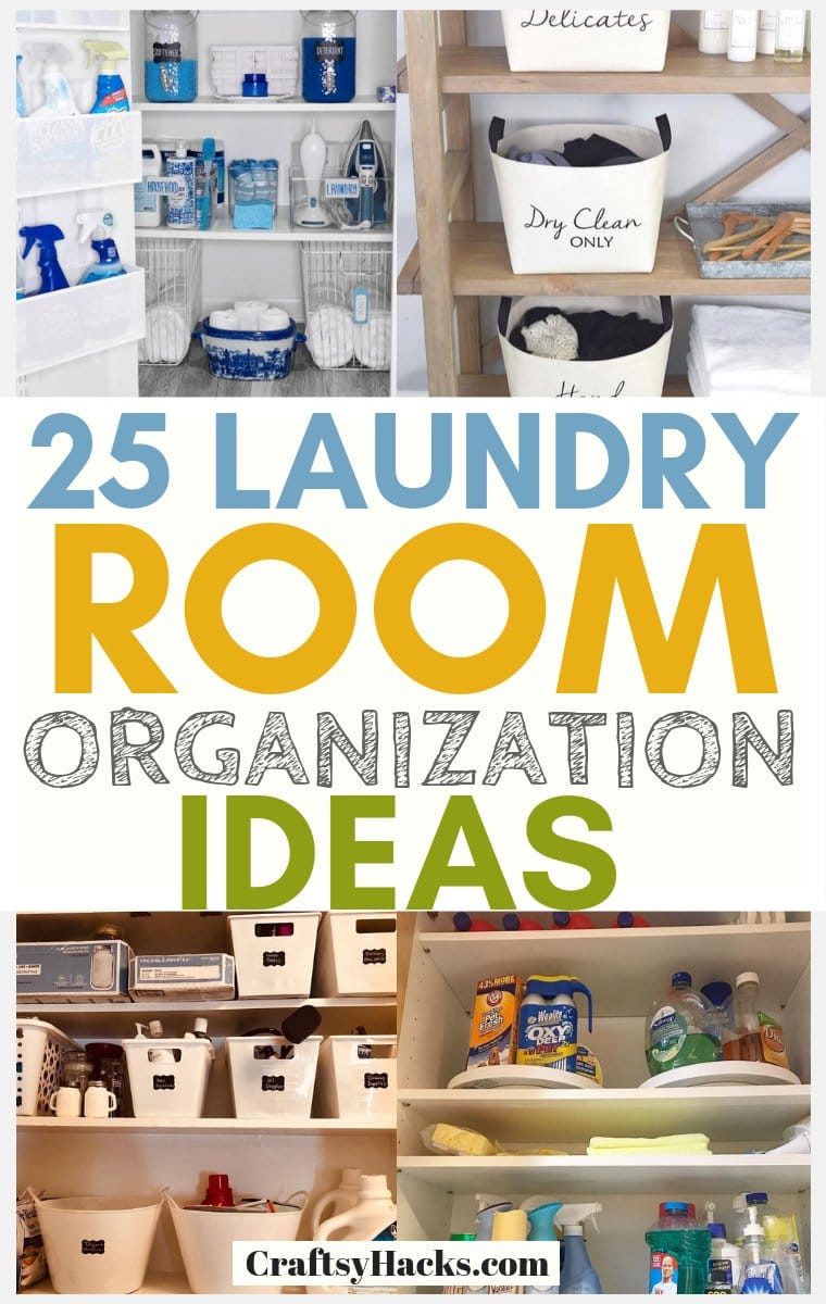 25 Simple Laundry Room Storage Ideas - Craftsy Hacks