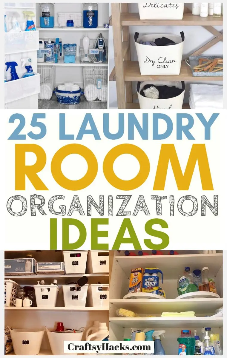 25 Laundry Room Storage and Organization Ideas - How To Organize Your  Laundry Room