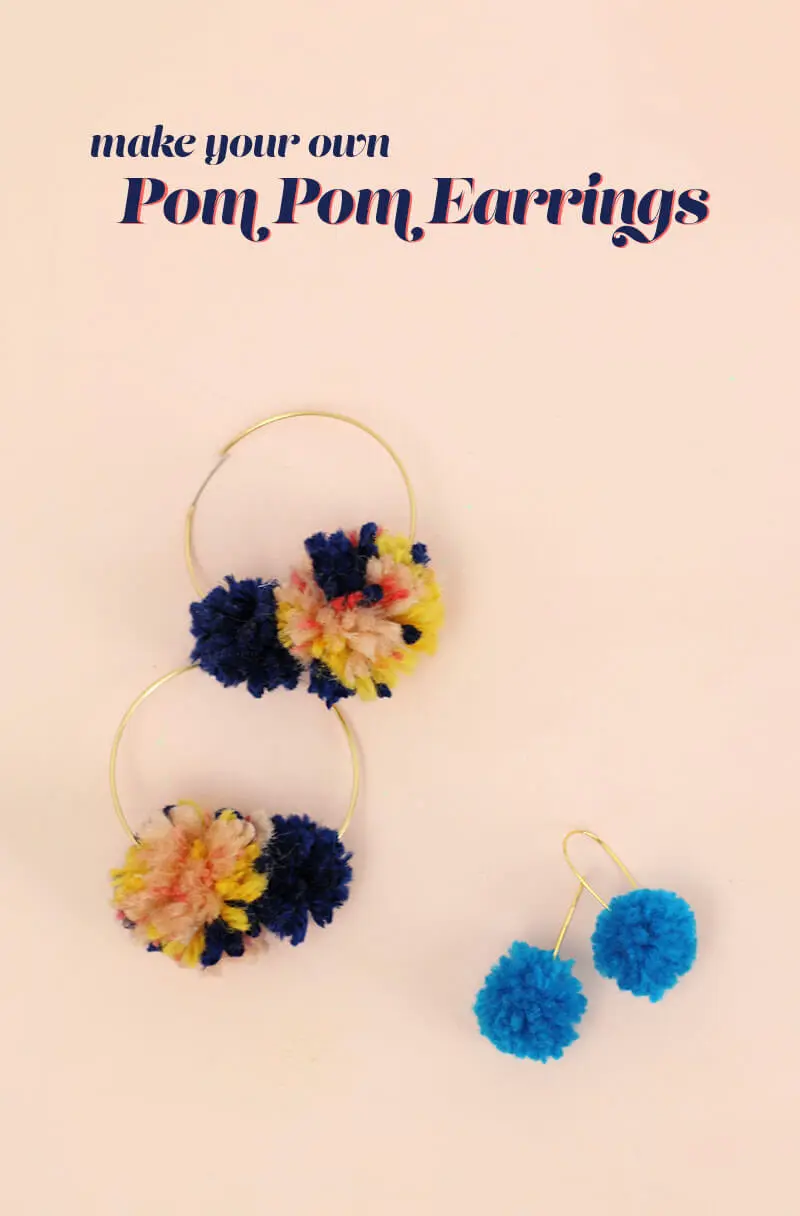 Pom Pom Earrings