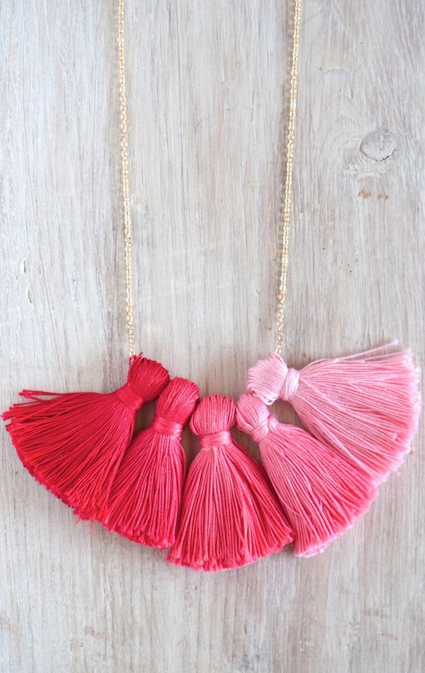 Ombre Tassel Necklace