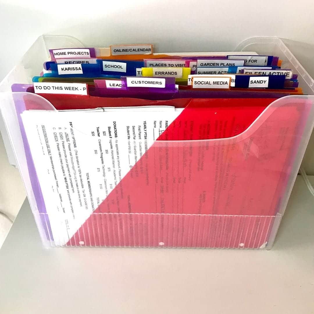 DIY File Organizer