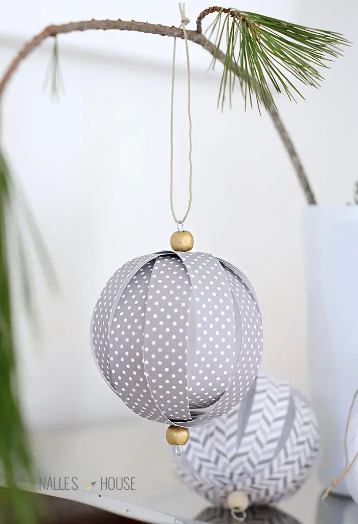 Paper Lantern Ball Ornaments