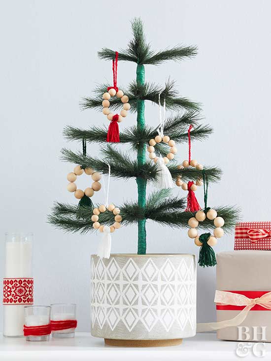 Wooden Bead Hanging Ornaments