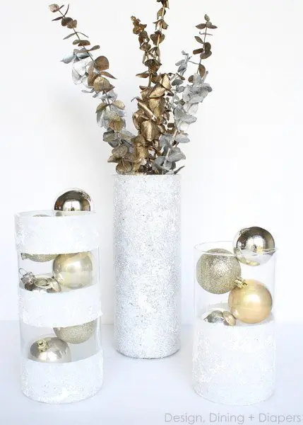 Frosty Vase Display