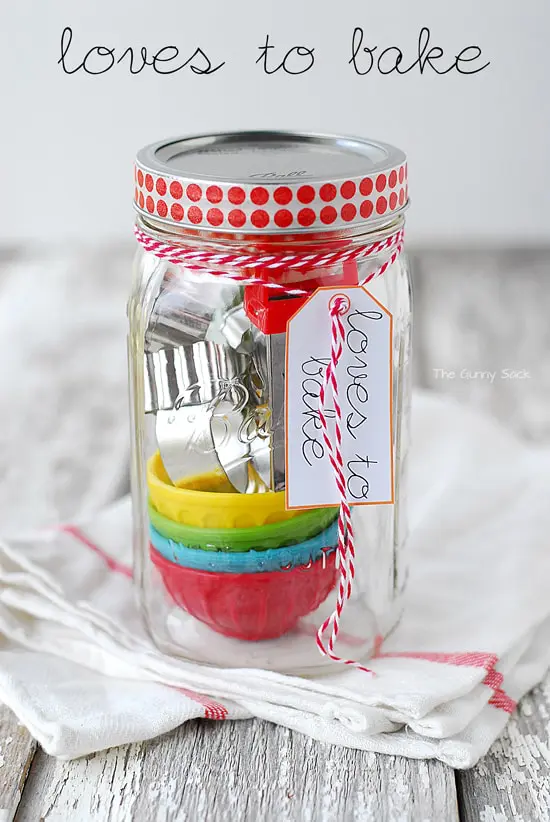 baking gift mason jar