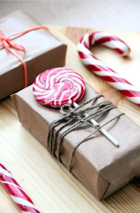 peppermint wrapping idea