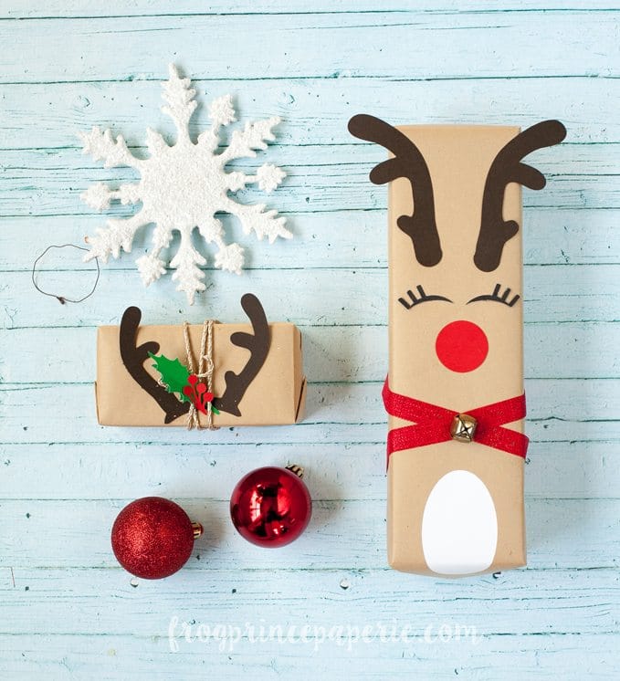 reindeer gift wrap