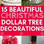 dollar tree decorations for christmas