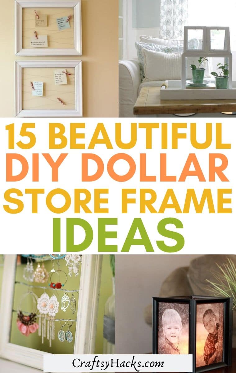 dollar store frame ideas