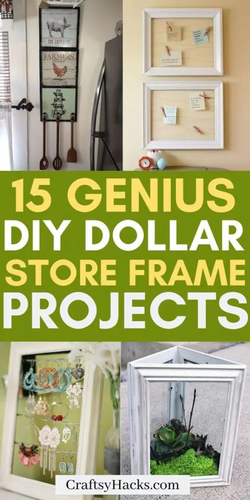 diy dollar store frame crafts
