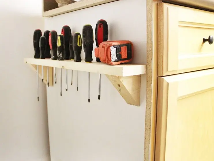 DIY Screwdriver Rack