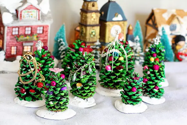 Mini Pinecone Trees