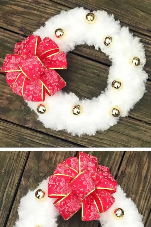 snowball wreath