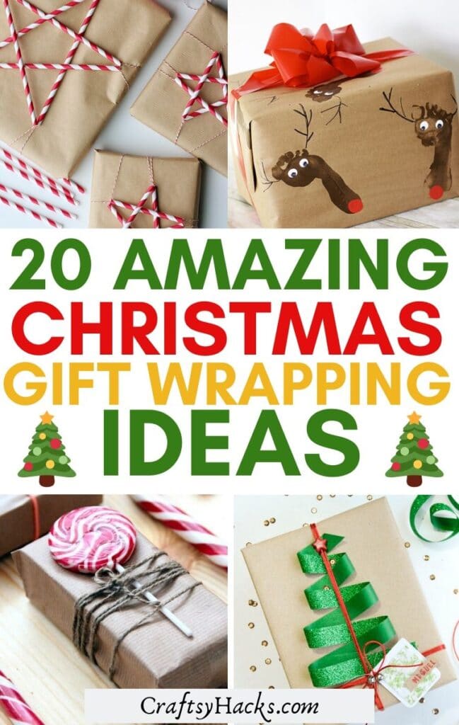 20 Christmas Gift Wrapping Ideas - Craftsy Hacks