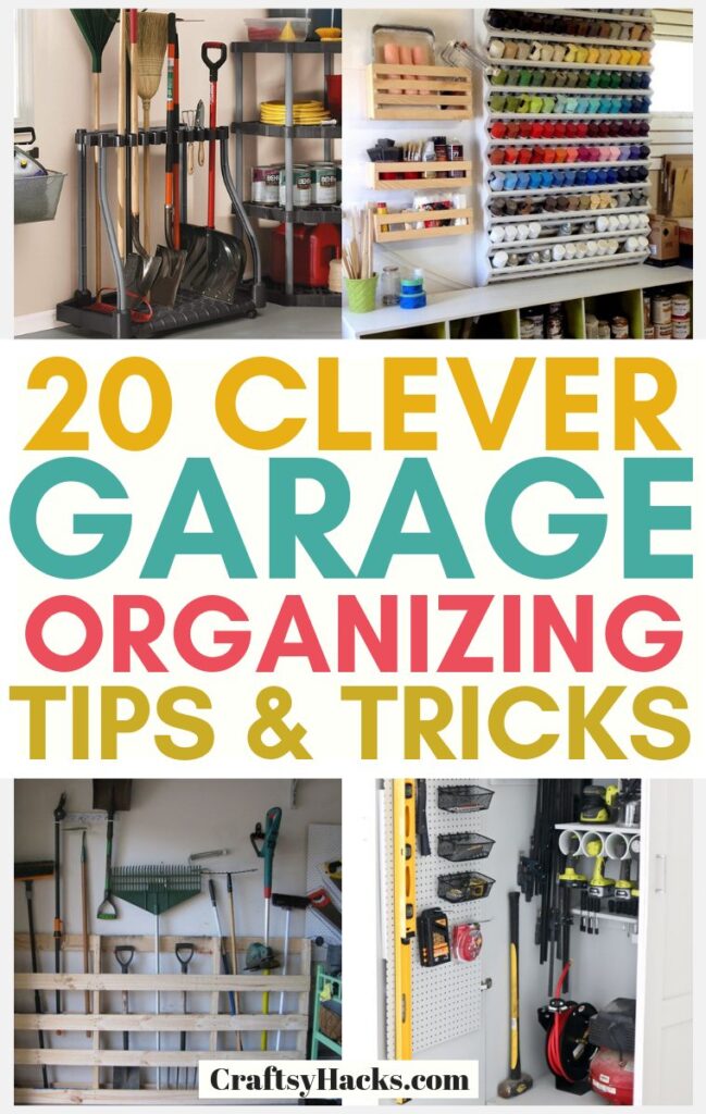 20 Brilliant Garage Organizing Ideas - Craftsy Hacks