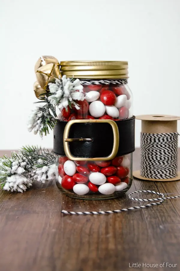 santa belt jar