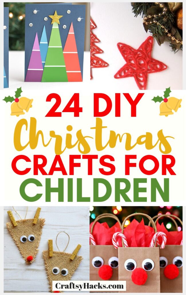 24 Fun Christmas Crafts for Kids - Craftsy Hacks