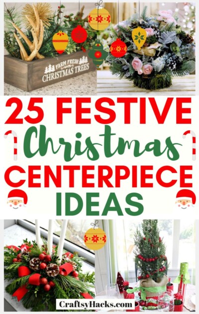 25 Festive Christmas Centerpiece Ideas - Craftsy Hacks