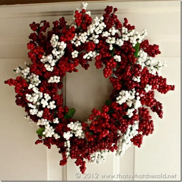 festive berry wreath