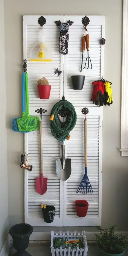 DIY Gardening Tool Storage