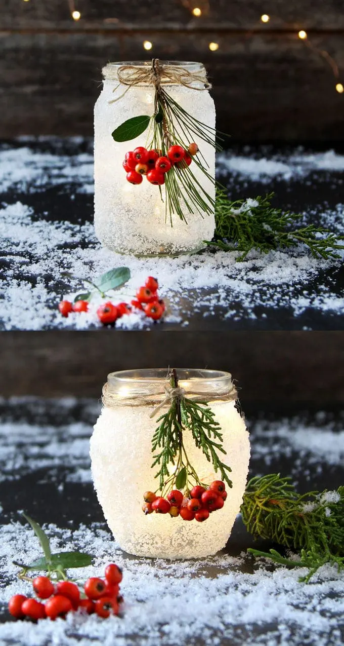 Frosty Mason Jars