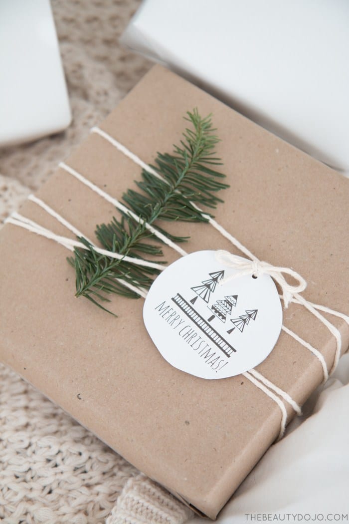 scandinavian gift tags