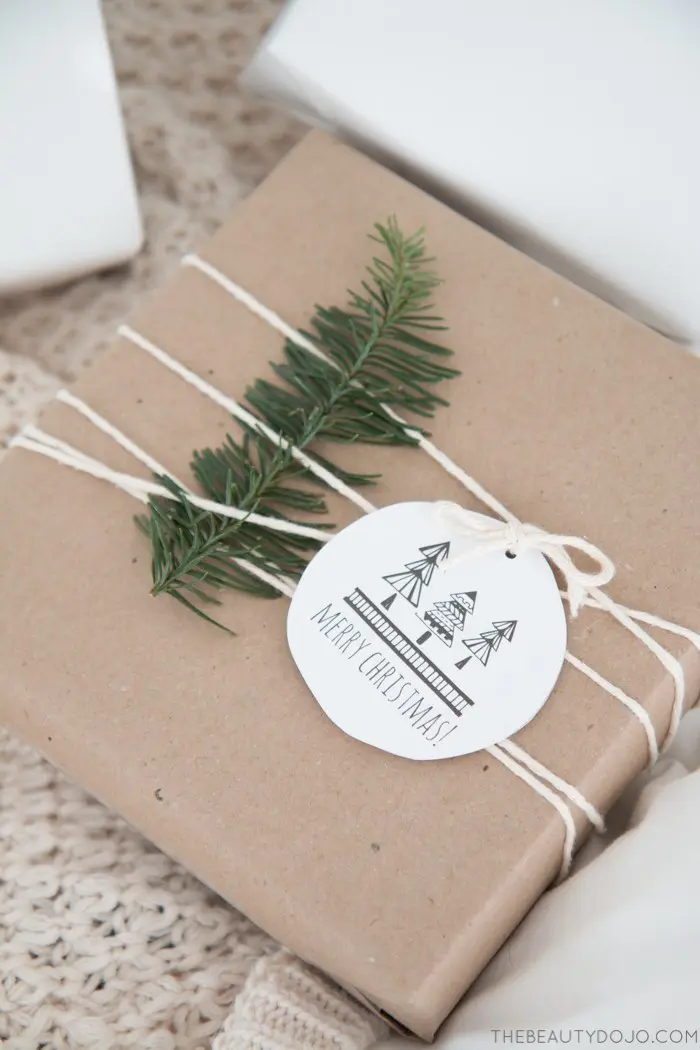 scandinavian gift tags