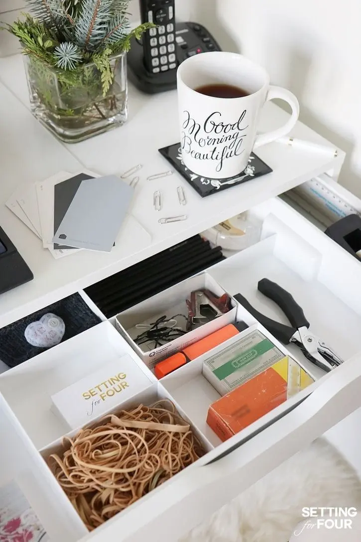 Organizing Your Desk Drawers