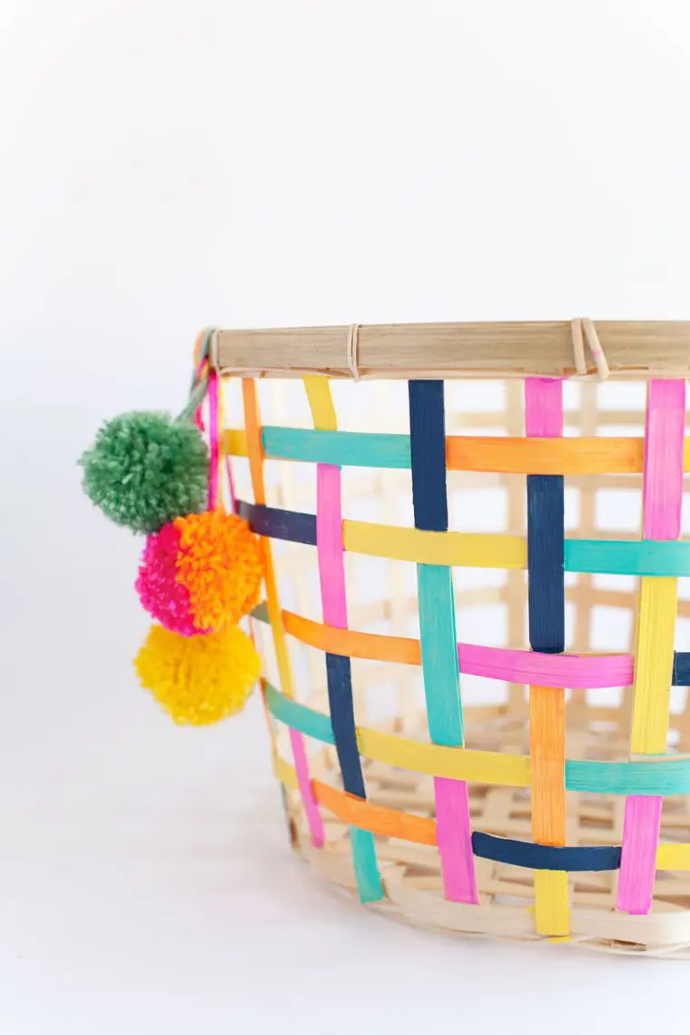 DIY Painted Basket