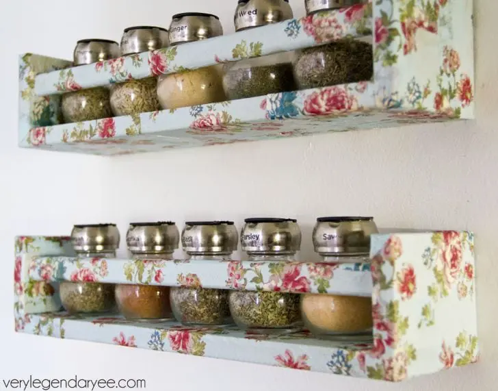 DIY IKEA Spice Rack Redo