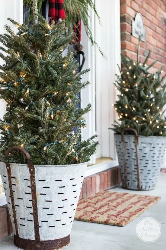 christmas planter