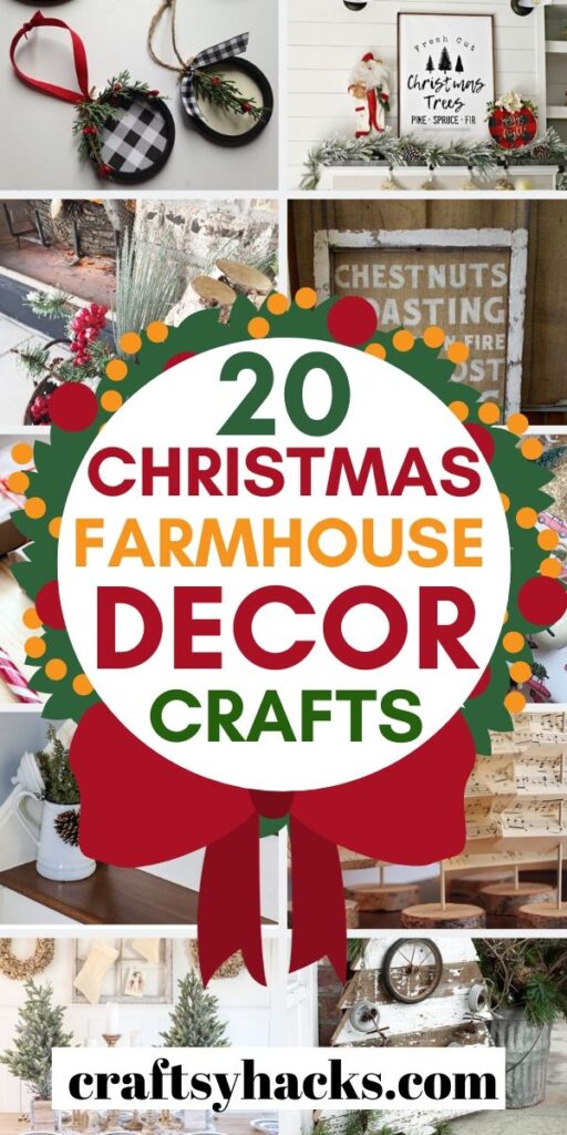 christmas farmhouse decor crafts