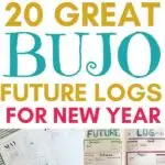 bullet journal future log ideas