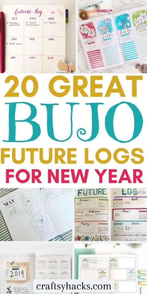 bullet journal future log ideas