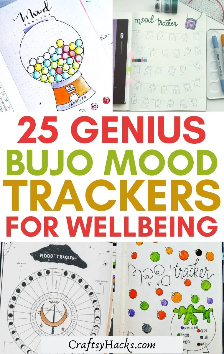 25 Bullet Journal Mood Tracker Ideas - Craftsy Hacks