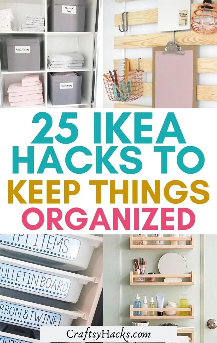 18 IKEA Hacks to Keep Things Organized   Craftsy Hacks