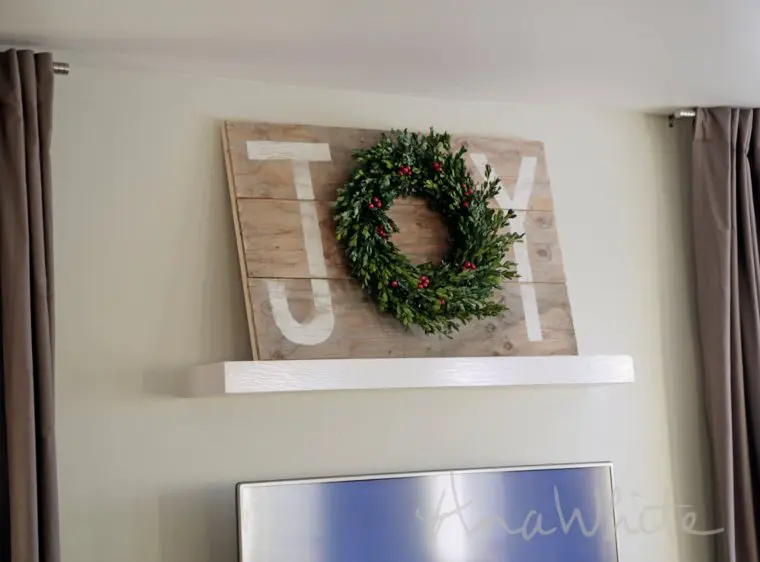 joy christmas wall art