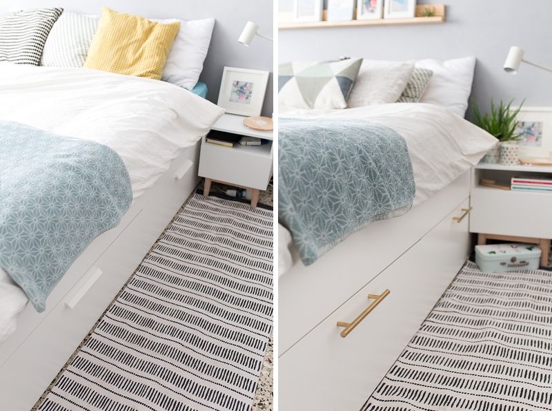 20 Creative Ikea Bedroom S You Want, Ikea Brimnes Headboard Attach To Bed