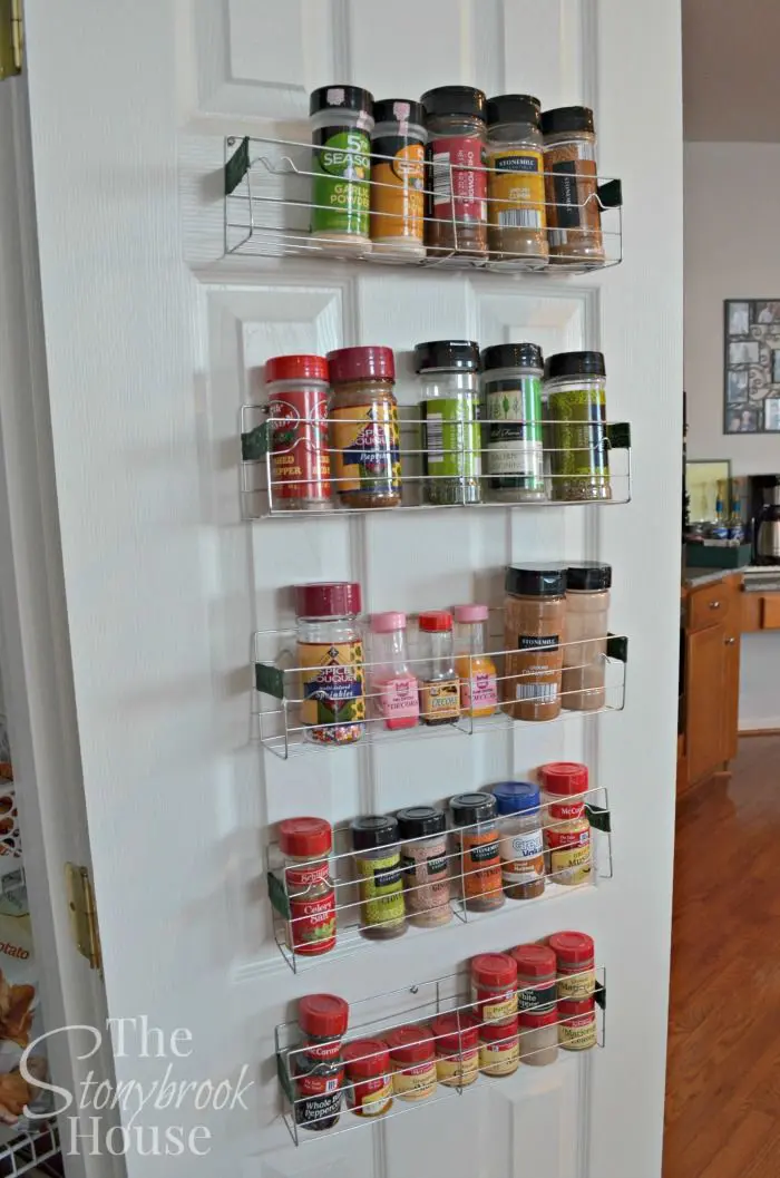 DIY spice racks