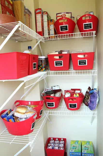 kitchen pantry organization