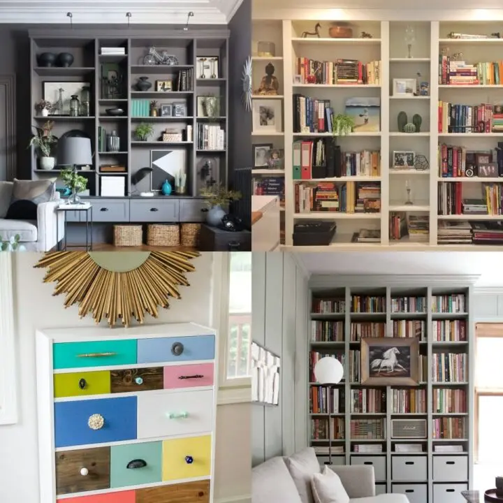 20 Unique IKEA Billy Bookcase Hacks