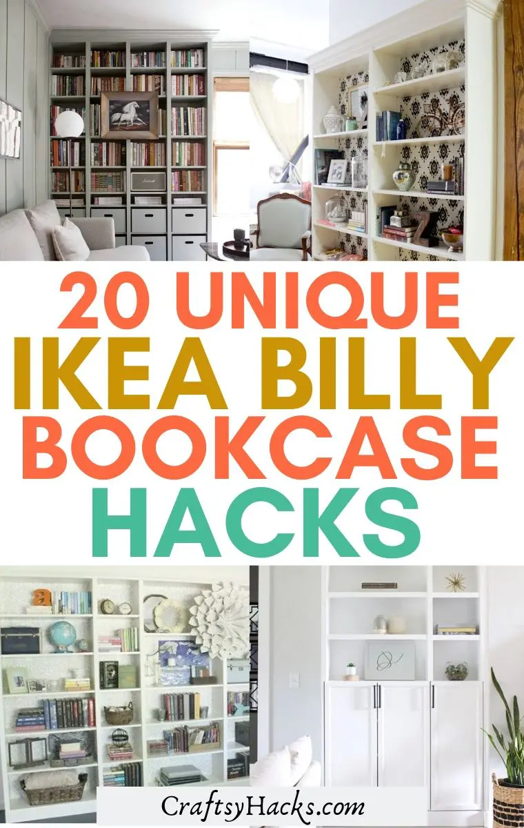 Billy bookcase deals shoe storage hack