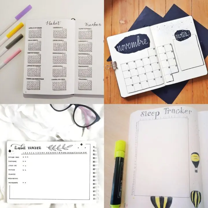 25 Minimalist Bullet Journal Spreads for Non-Artistic People