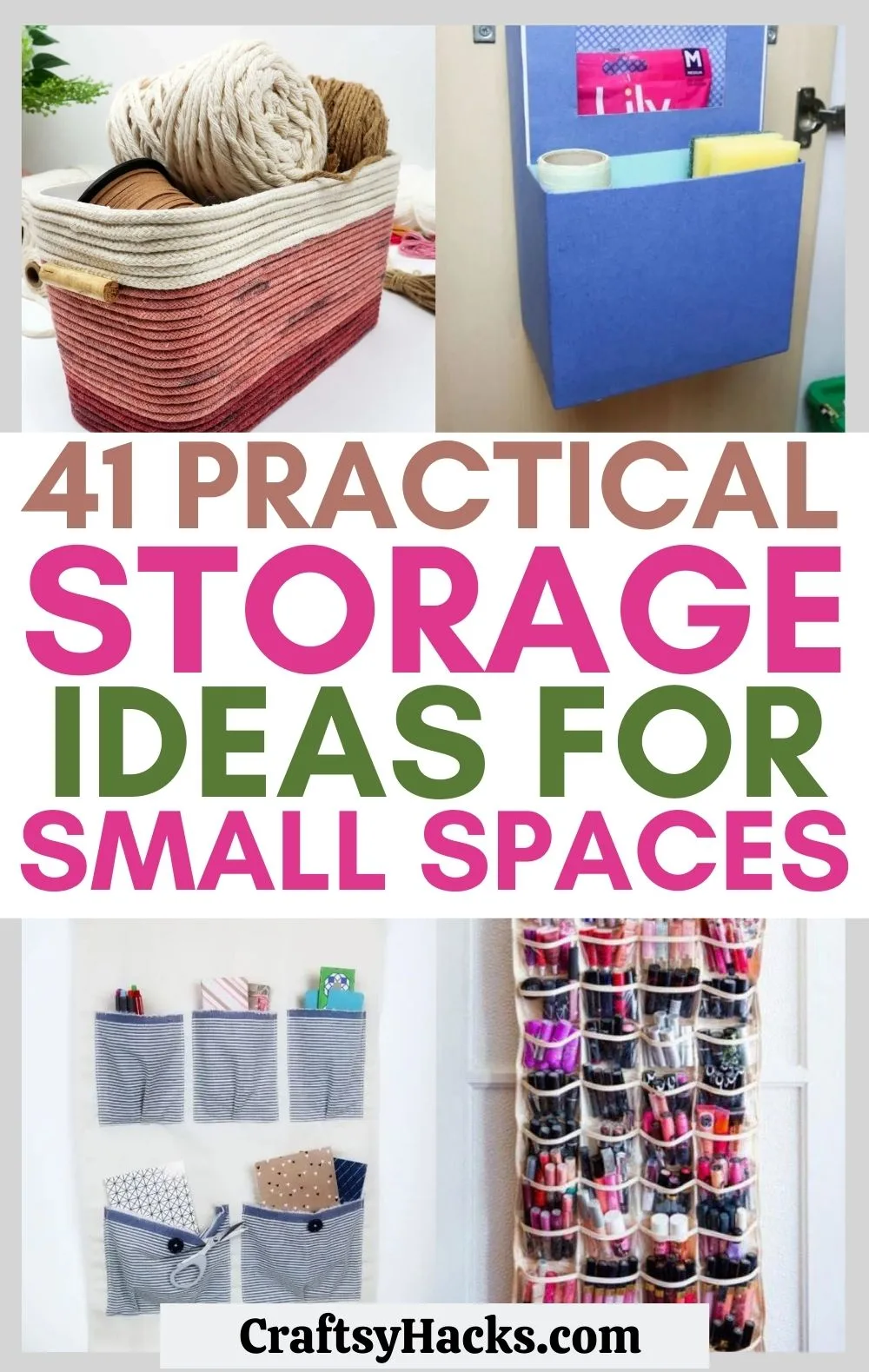 Clever DIY Storage for Small Spaces
