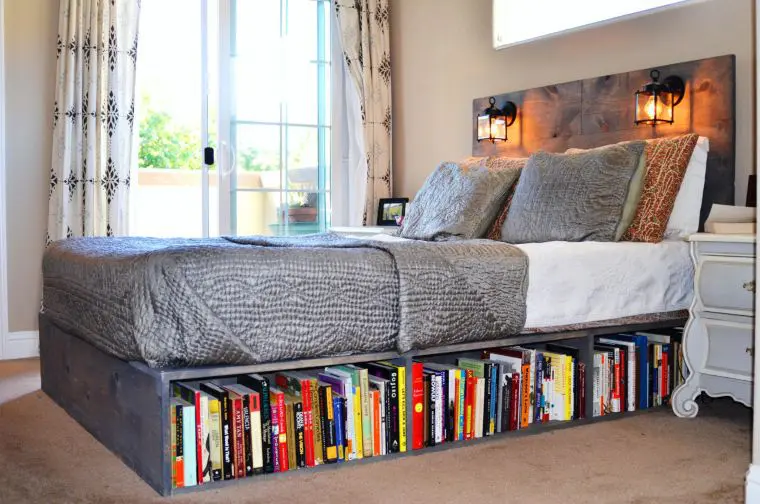 Bed Bookshelf