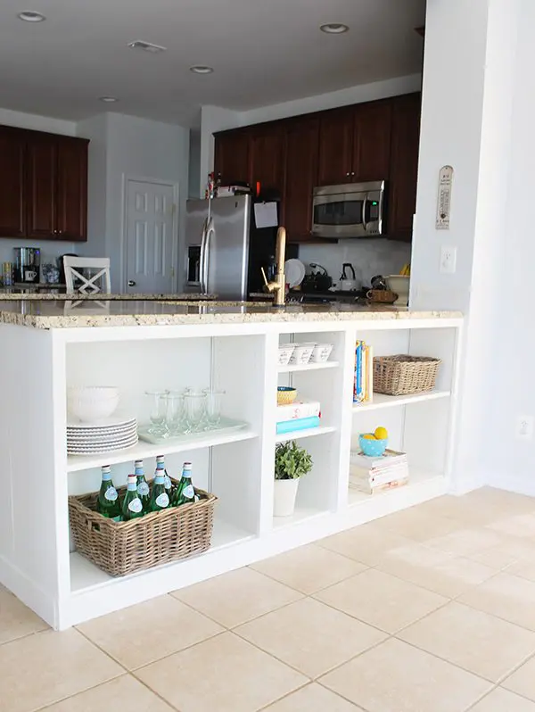 DIY Kitchen Under Counter Shelves