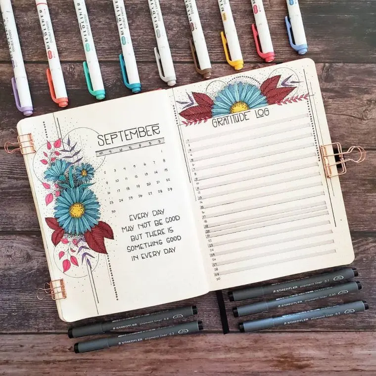 gratitude log