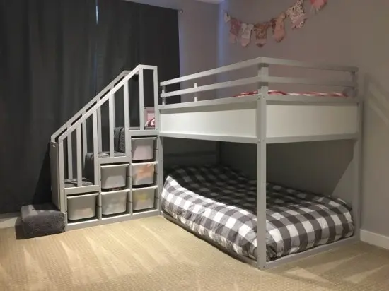 Bunk Bed with Stairs