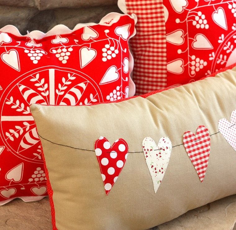 Valentine Banner DIY Pillow